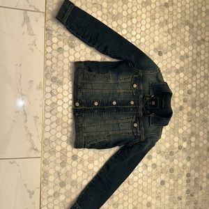 Gap children’s large dark denim jacket size Large